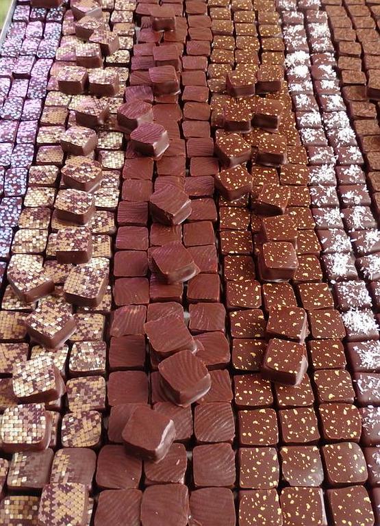 Présentation des chocolats, La Roche sur Yon