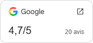 Moyenne des avis Google pour STAR CLEAN
