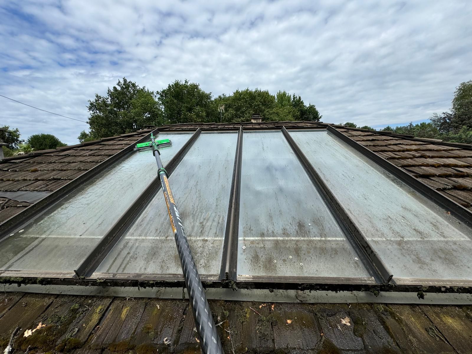 Nettoyage de verrière avant