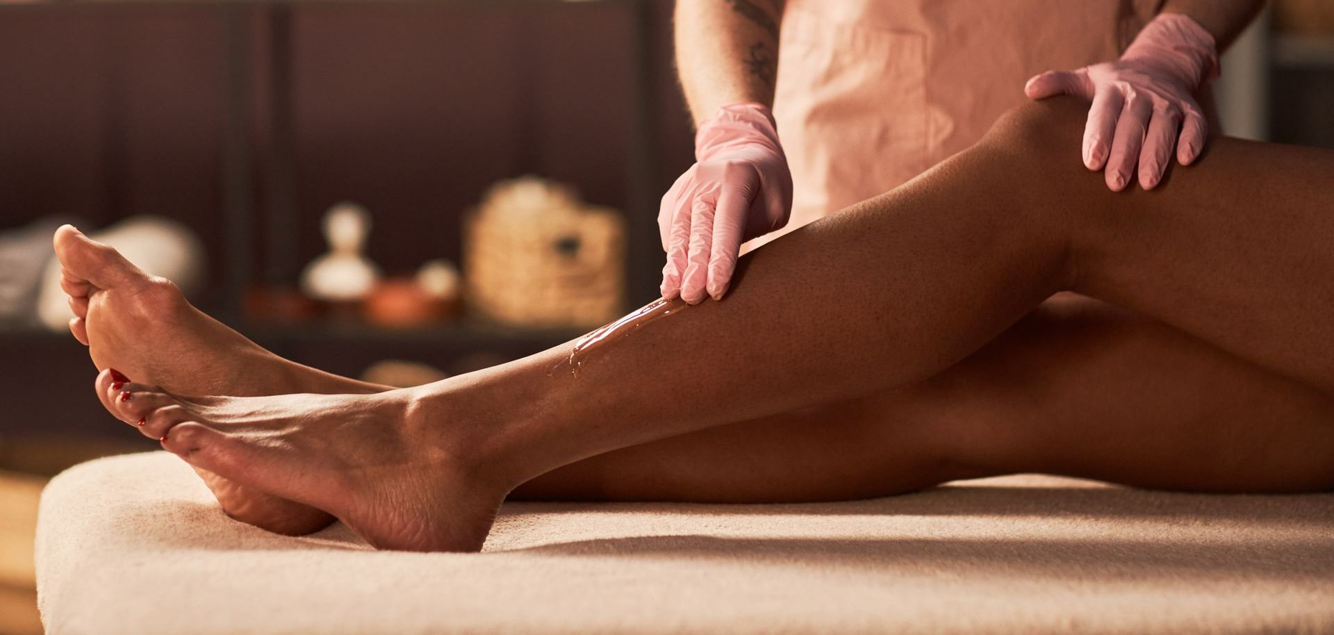 Modelage d'une jambe