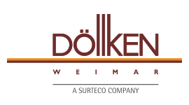das logo für dolken weimar ist ein surteco-unternehmen