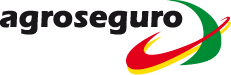 Un logotipo para agroseguro con un remolino verde, rojo y amarillo.