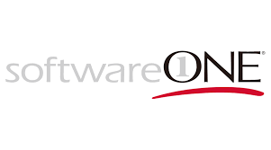 El logotipo del software uno tiene una línea roja.
