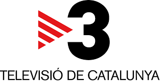 Un logotipo negro y rojo para Televisión de Cataluña.