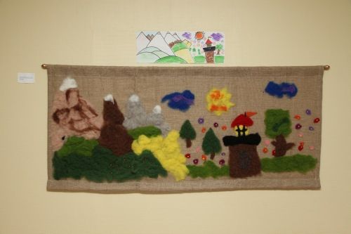 Lastenkodin asukkaiden taideteoksia