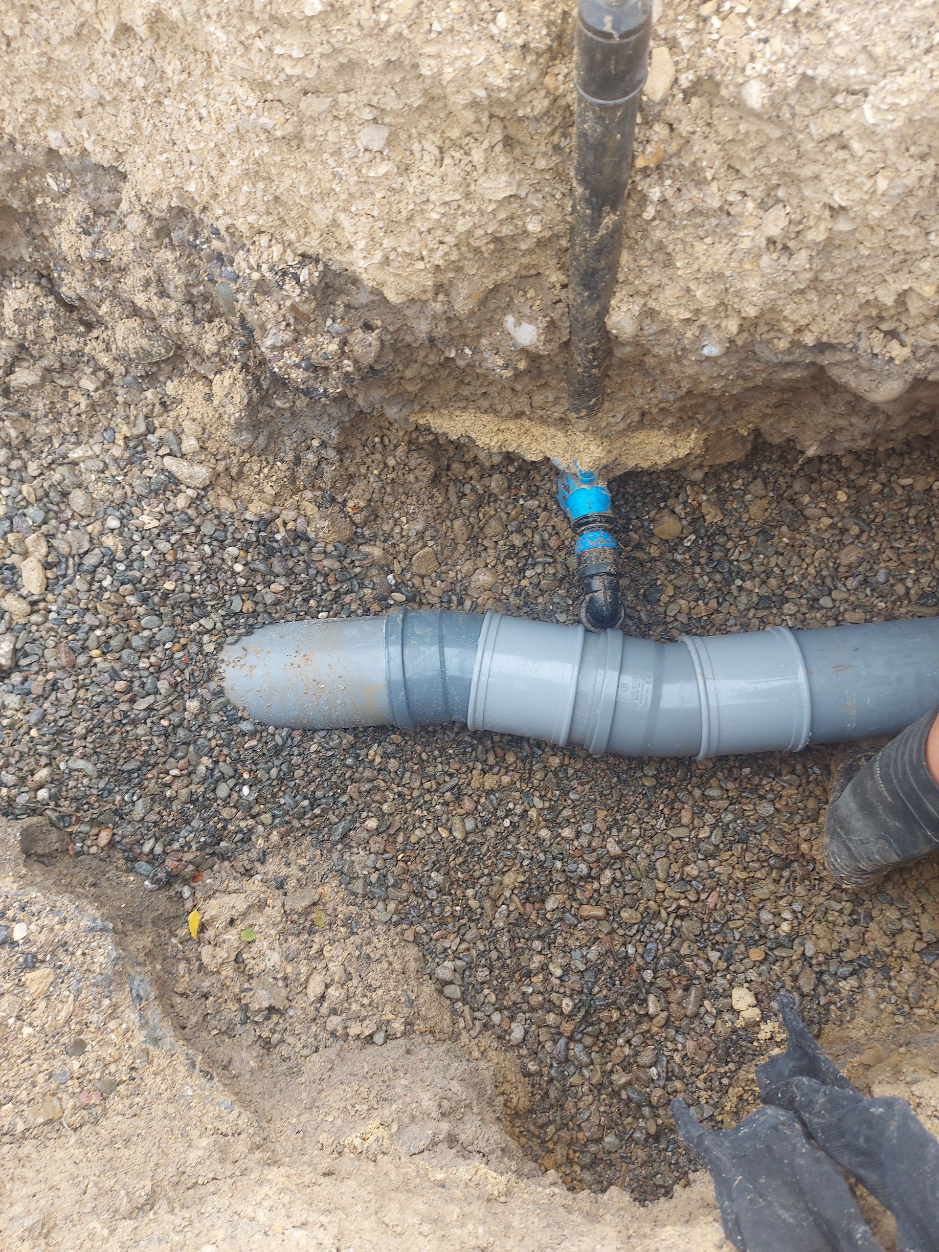 Une canalisation neuve.