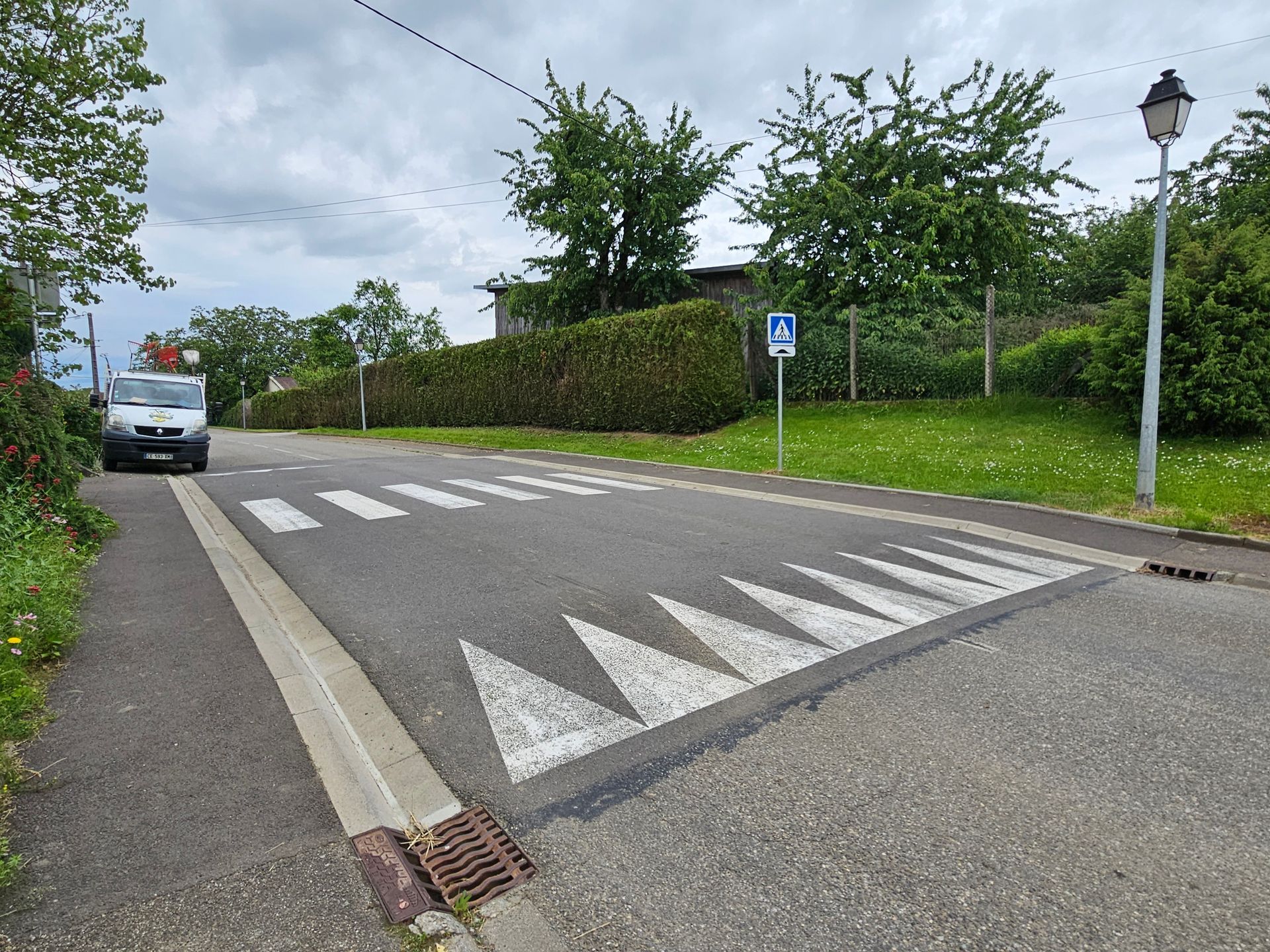 Un passage surélevé.