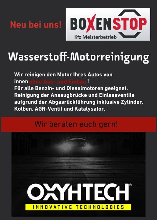 Flyer Wasserstoff-Motorreinigung