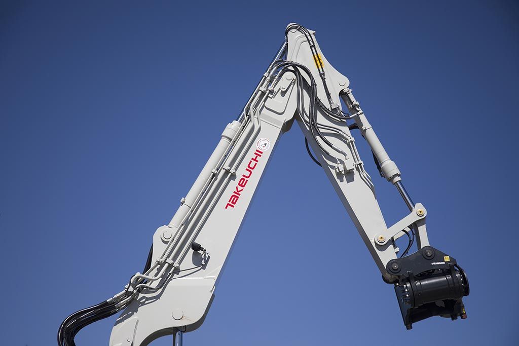 Bras d'une machine Takeuchi