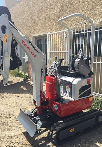 Une machine takeuchi