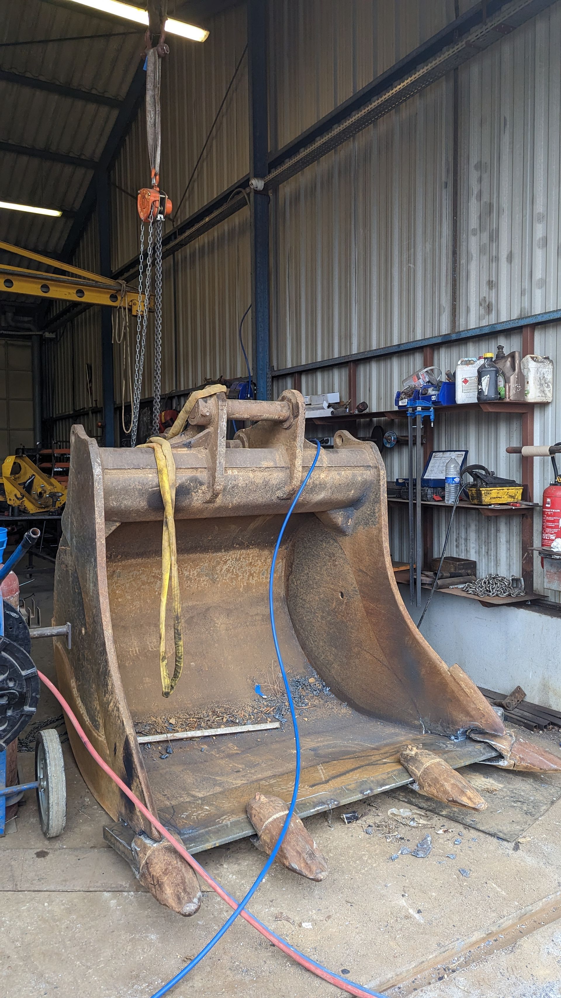 Pelle d'un tractopelle