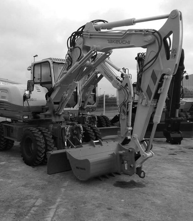 Une grosse machine de chantier