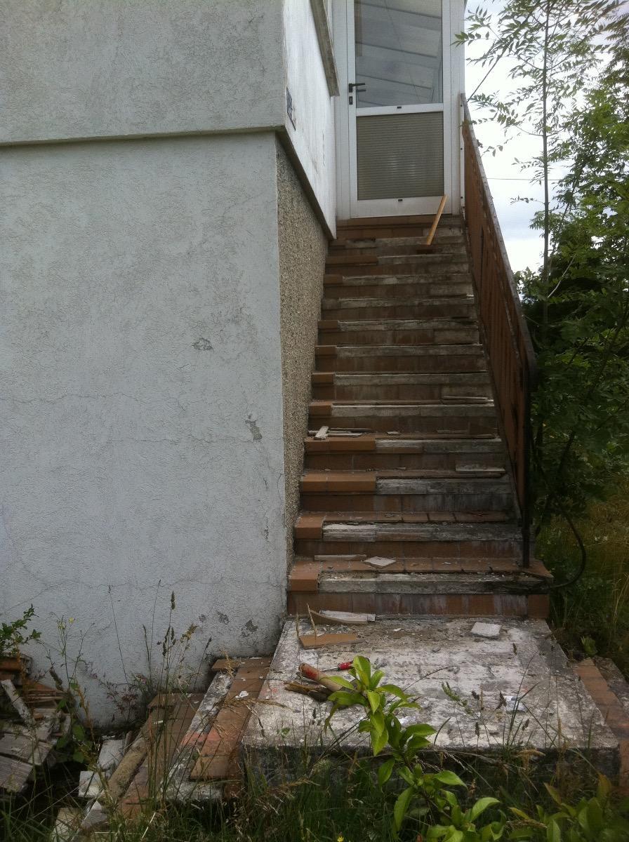 Escalier extérieur à rénover