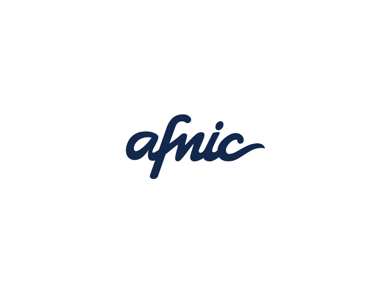 Logo « afnic » bleu foncé sur fond blanc.