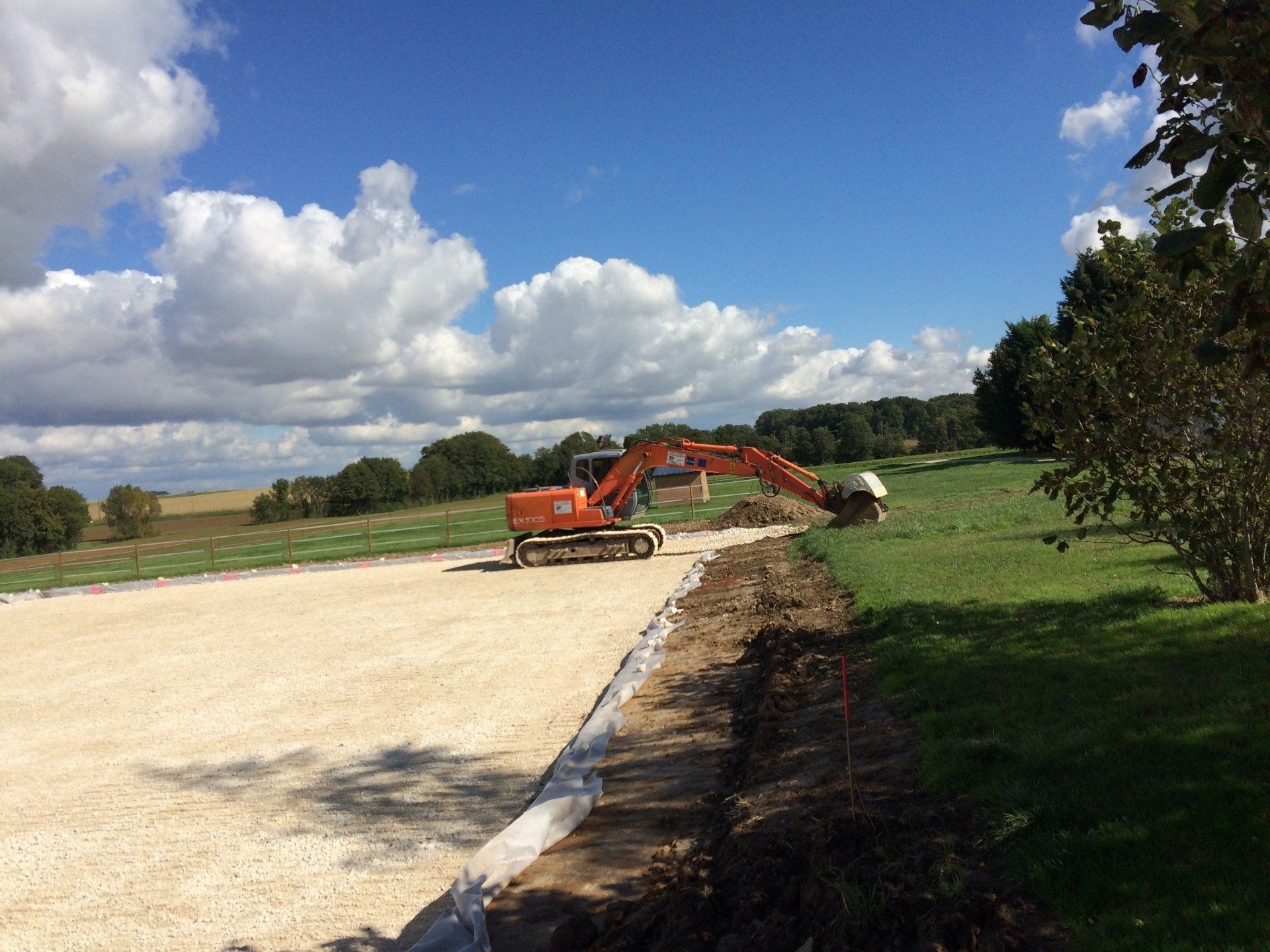Travaux de terrassement