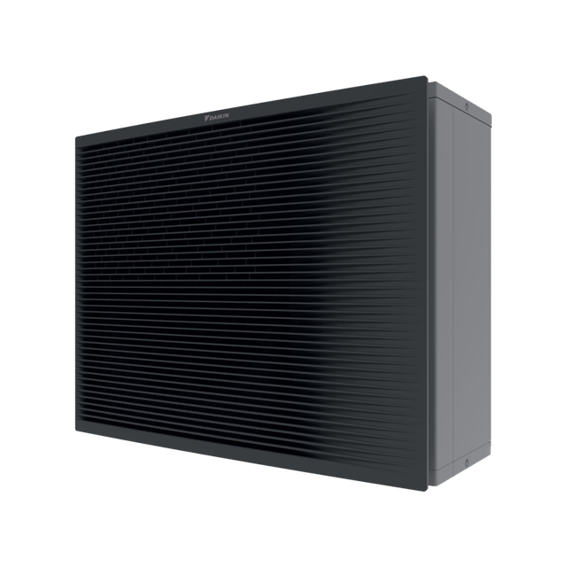 Un climatiseur souffle de l'air frais dans un salon lumineux et flou.