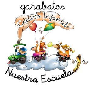 A logo for garabatos centro infantil nuestra escuela