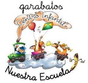 A logo for garabatos centro infantil nuestra escuela