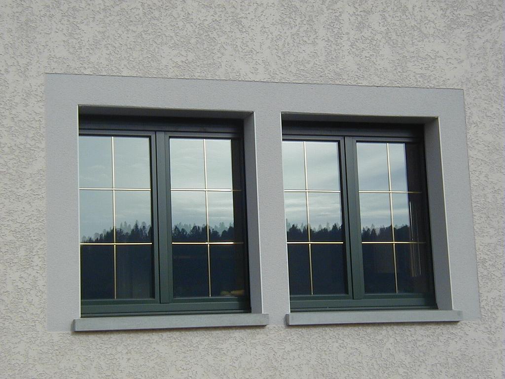 Pose de fenêtres en bois/aluminium
