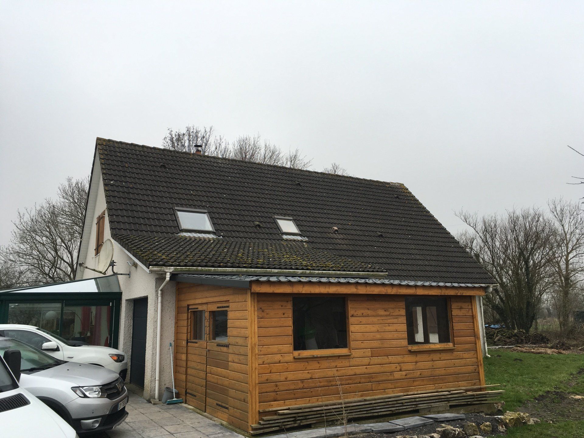 Avant rénovation de toiture