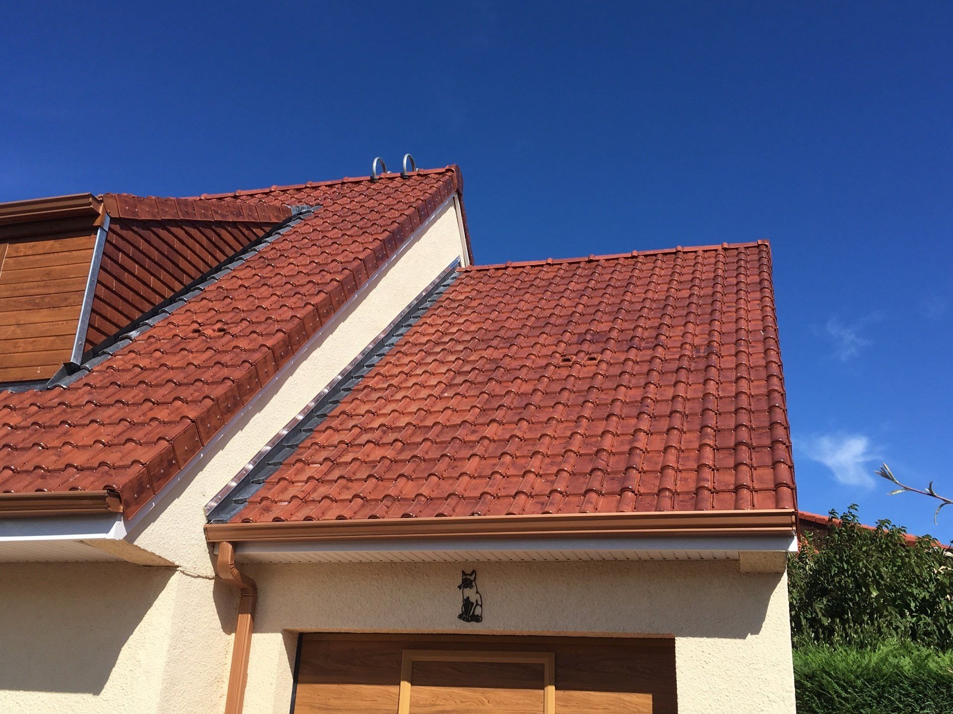 Extension de toiture dessus garage