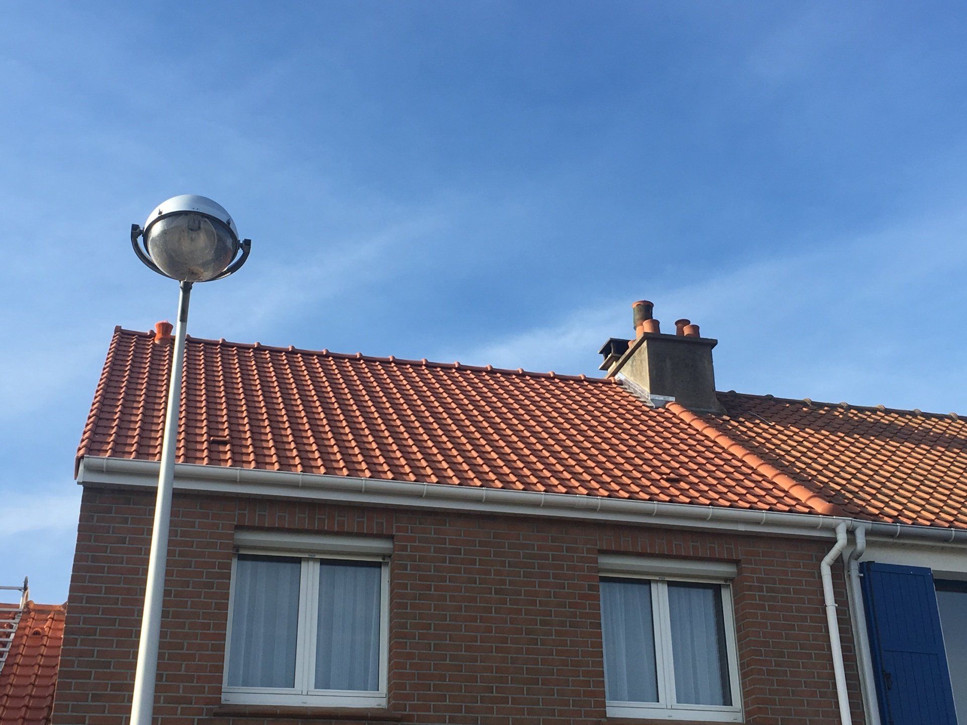 Toiture en tuile maison de ville