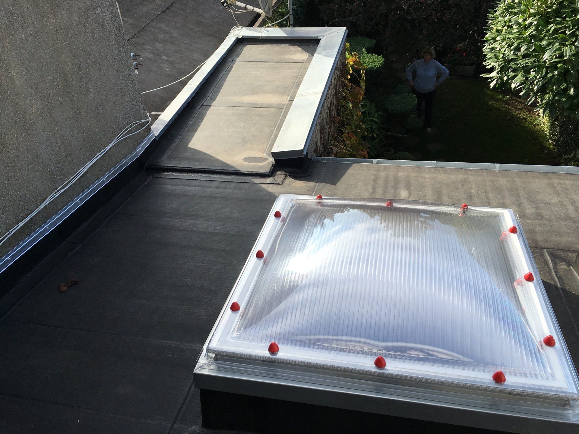 Puits de lumière sur toiture terrasse