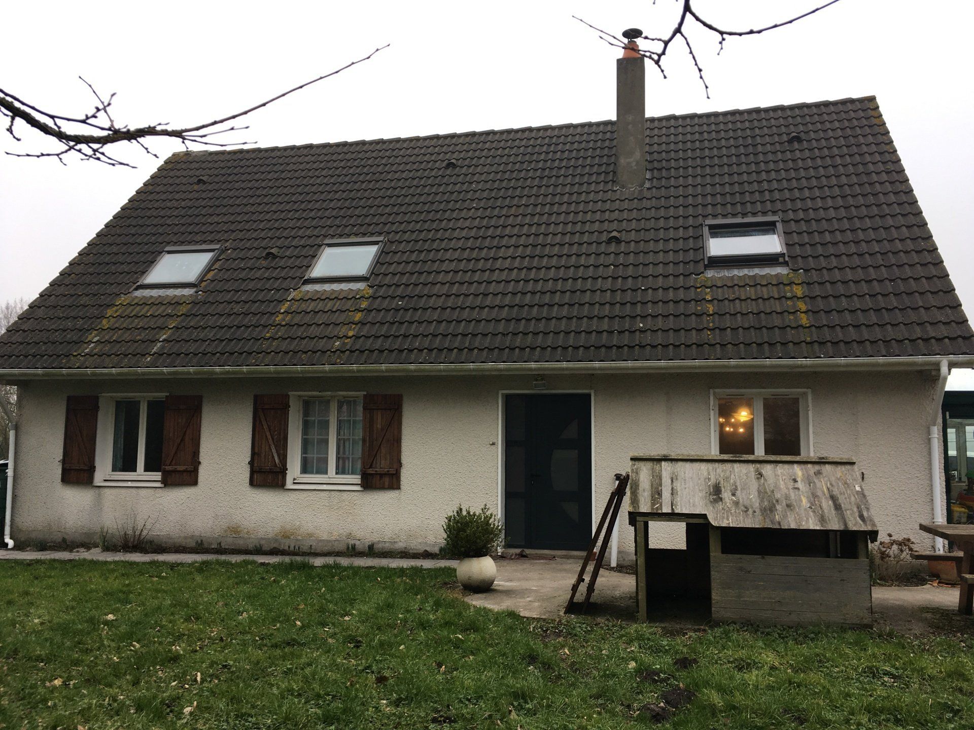 Couverture avant rénovation