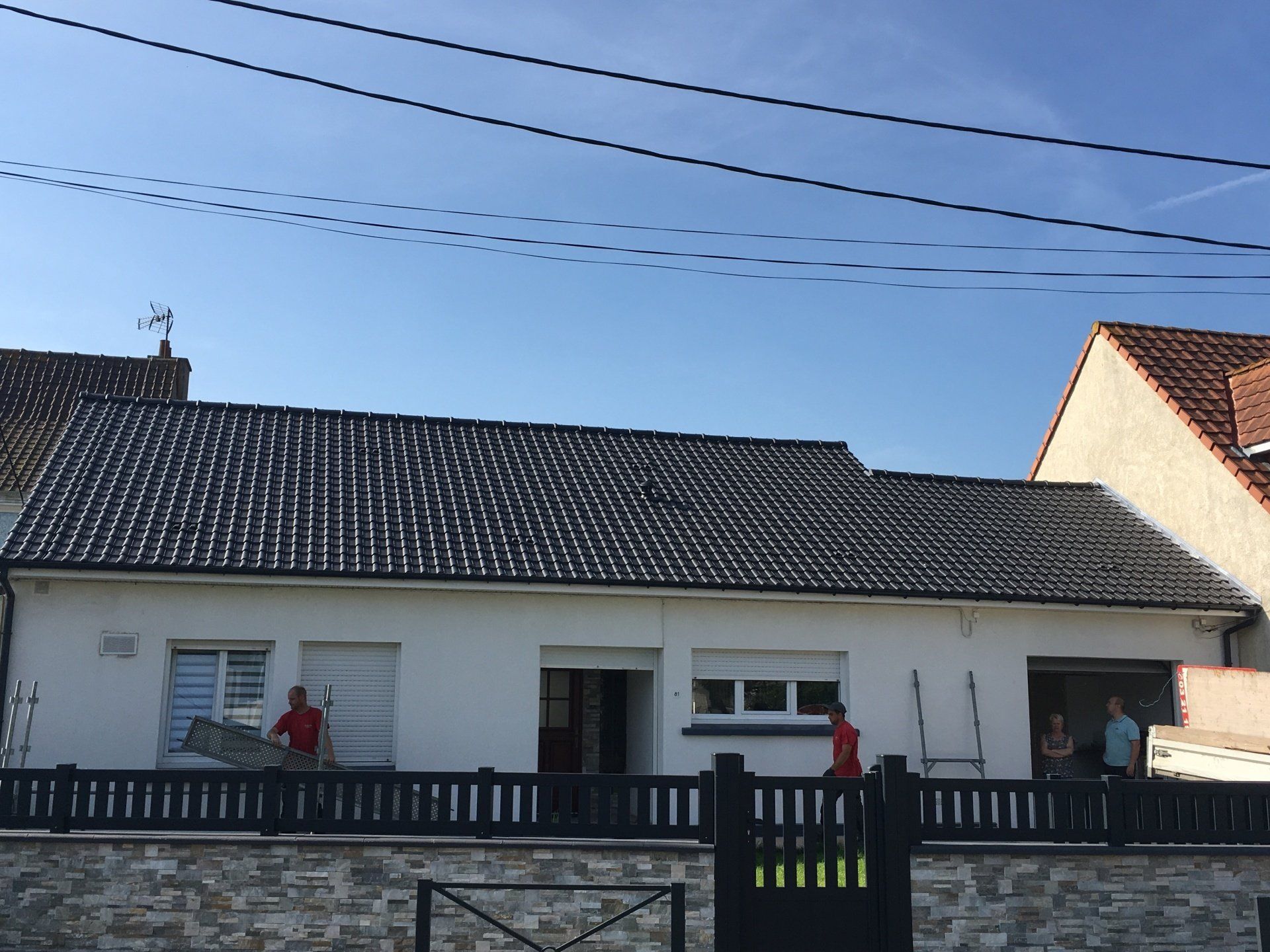 Couverture en ardoise