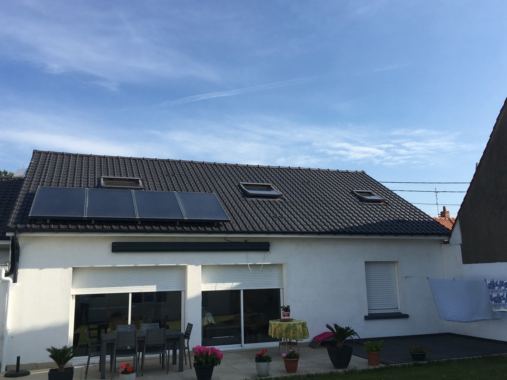 Pose de couverture ardoise