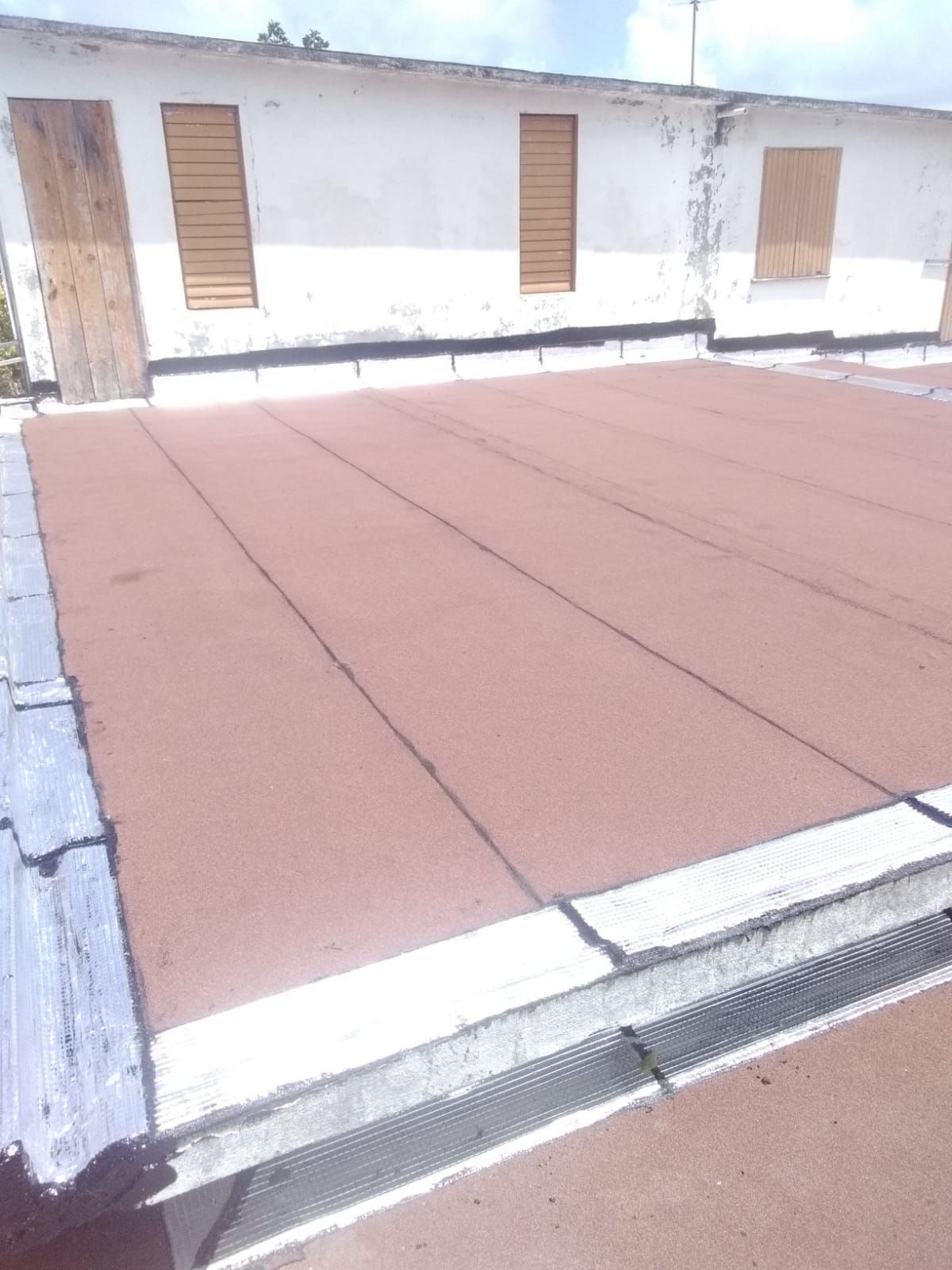 Après travaux d'étanchéité