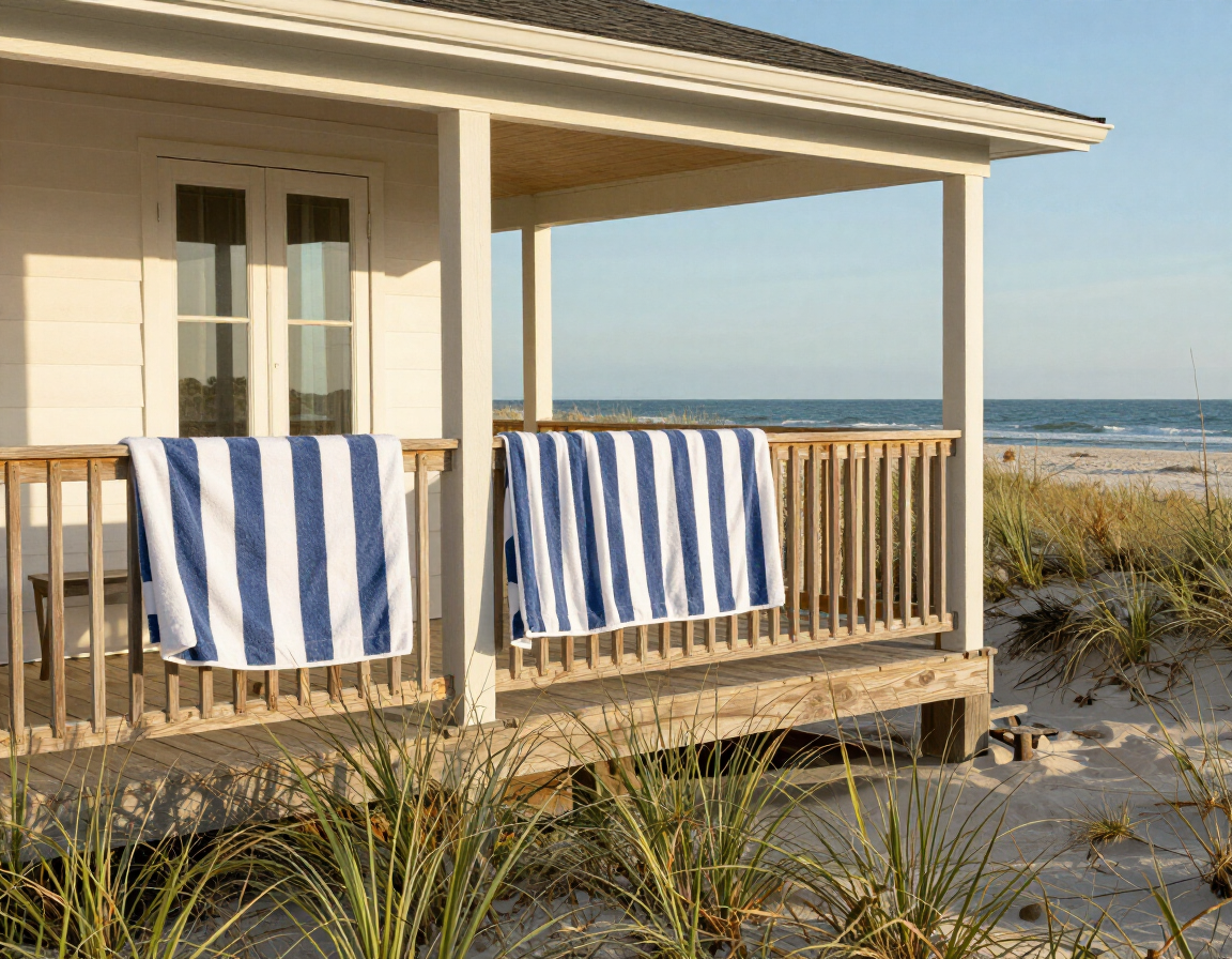 Cherry Grove beach house porch