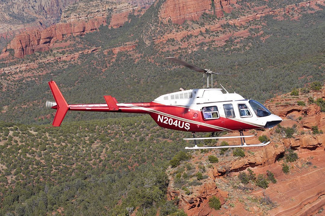 Scenic Aerial Flight Tour of Canyons