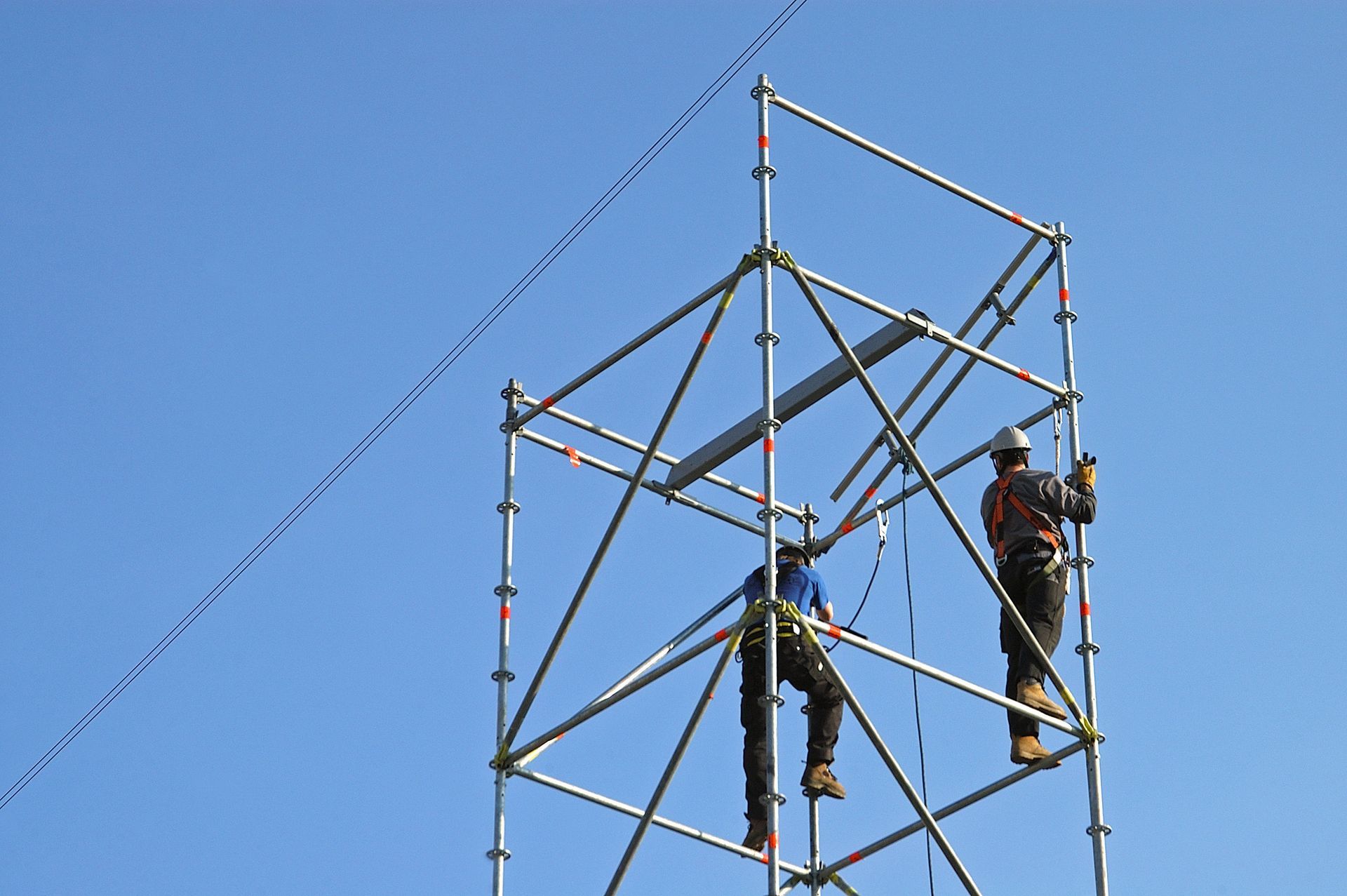 Des échafaudeurs compétents en intervention