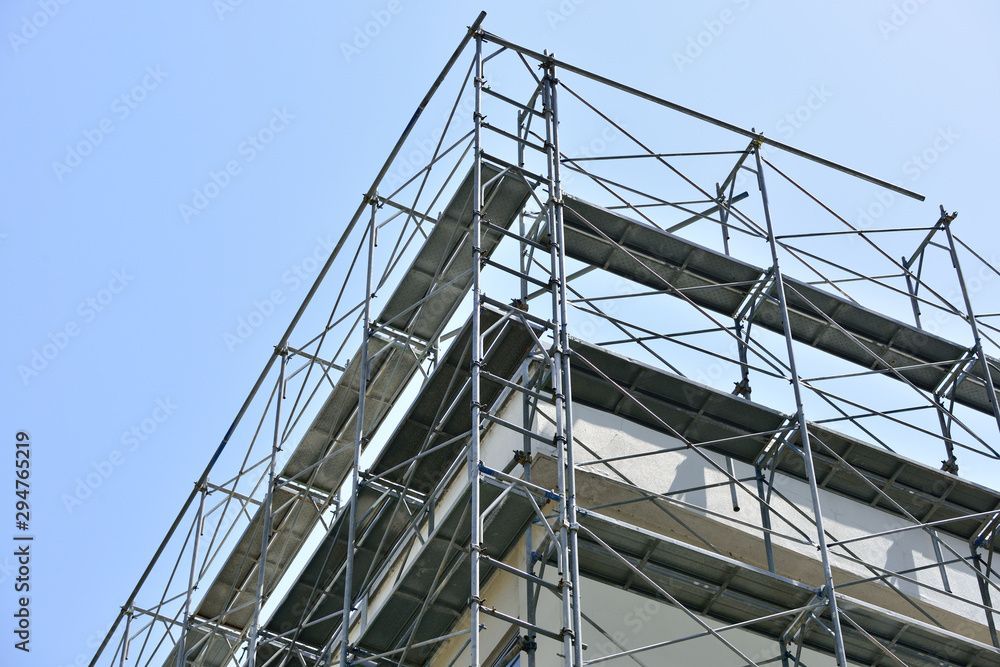 Un échaudage pour des travaux