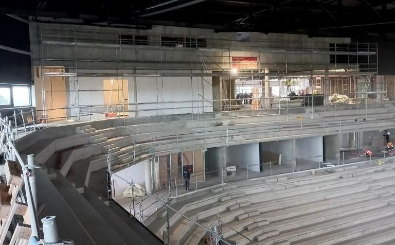 Des travaux en cours d'exécution