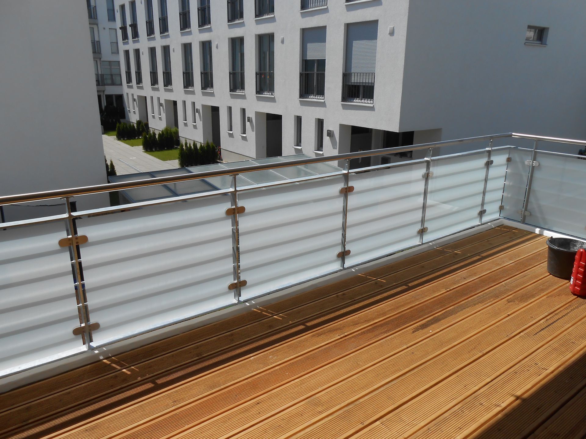 Müller Schlosserei & Metallbau OHG, Geländer an Terrasse