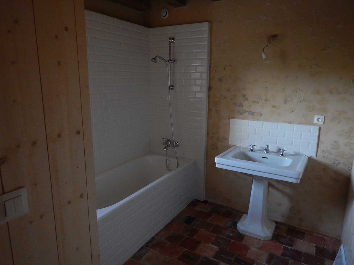 Isolation salle de douche