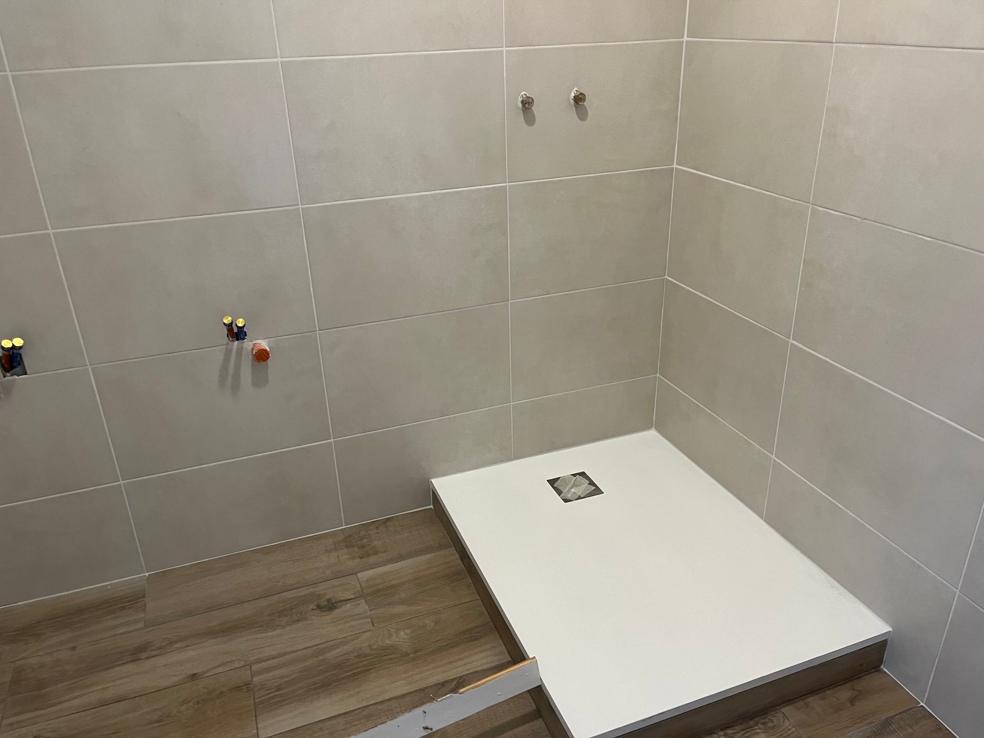 Création d'une douche sur mesure