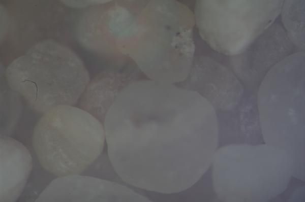 Un primer plano de una pila de rocas sobre una mesa.