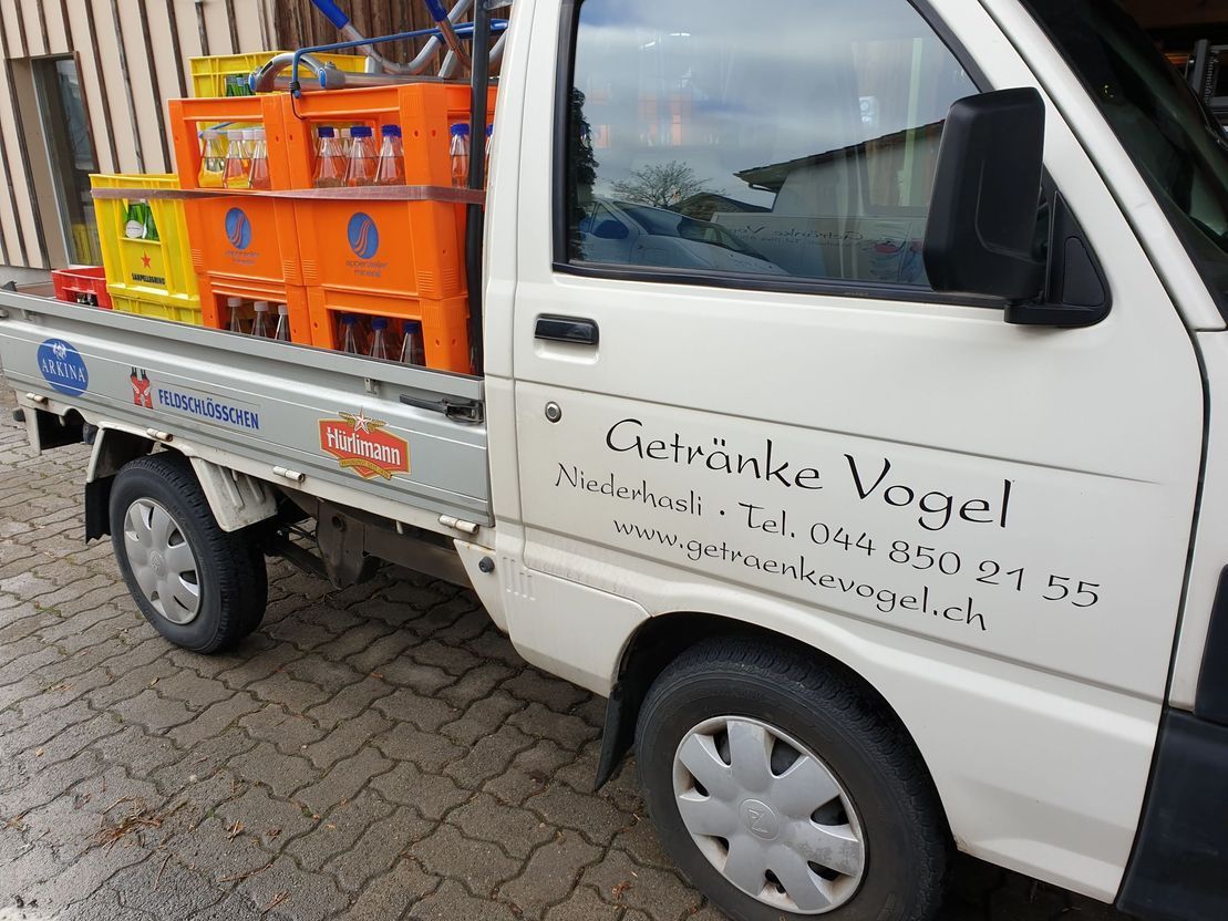 Getränke Vogel Getränkehandel und Getränkelieferdienst in Niderhasli und Glattbrugg