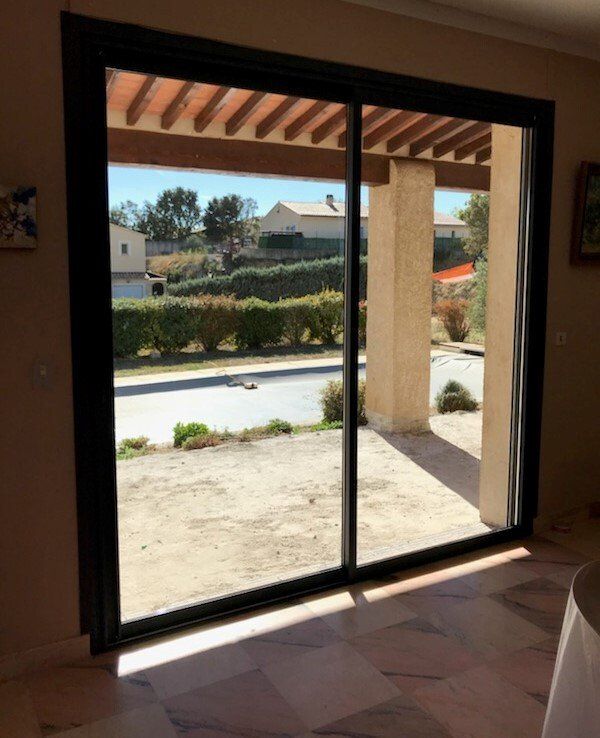 Baie vitrée intérieur