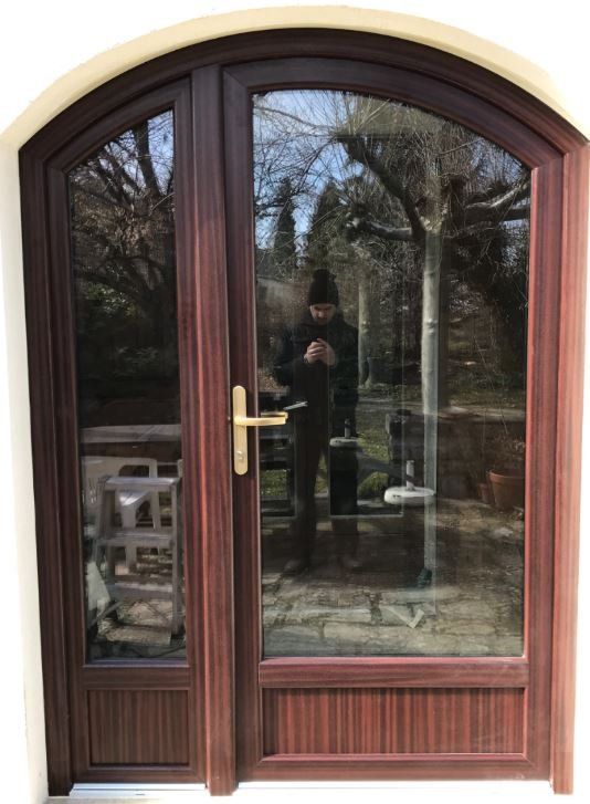 porte fenêtre armature bois