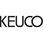 Ein schwarz-weißes Logo für Keuco auf weißem Hintergrund.