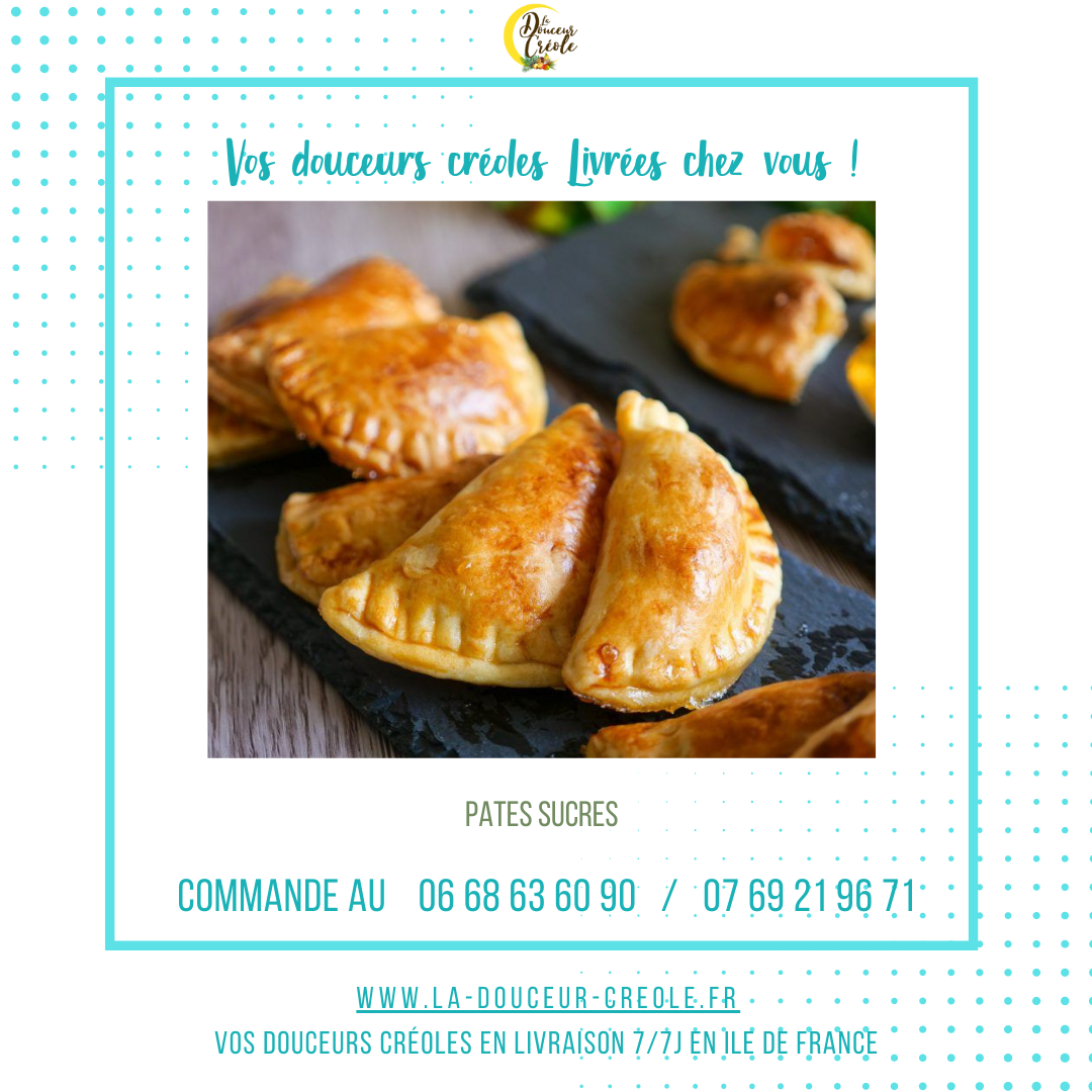 Flyer : Pâtisseries créoles, texte