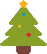 Sapin avec boules de Noel