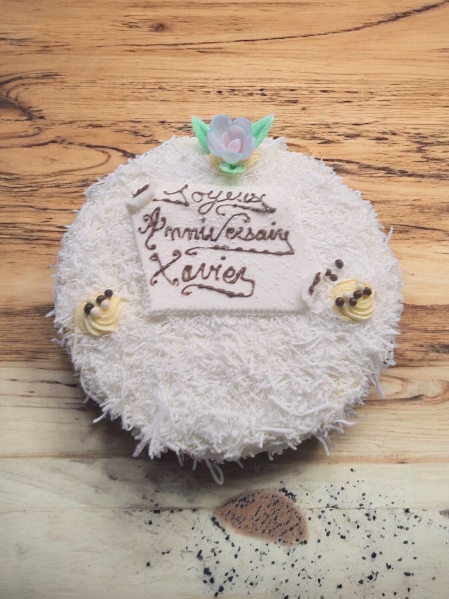 Gâteau à la noix de coco avec