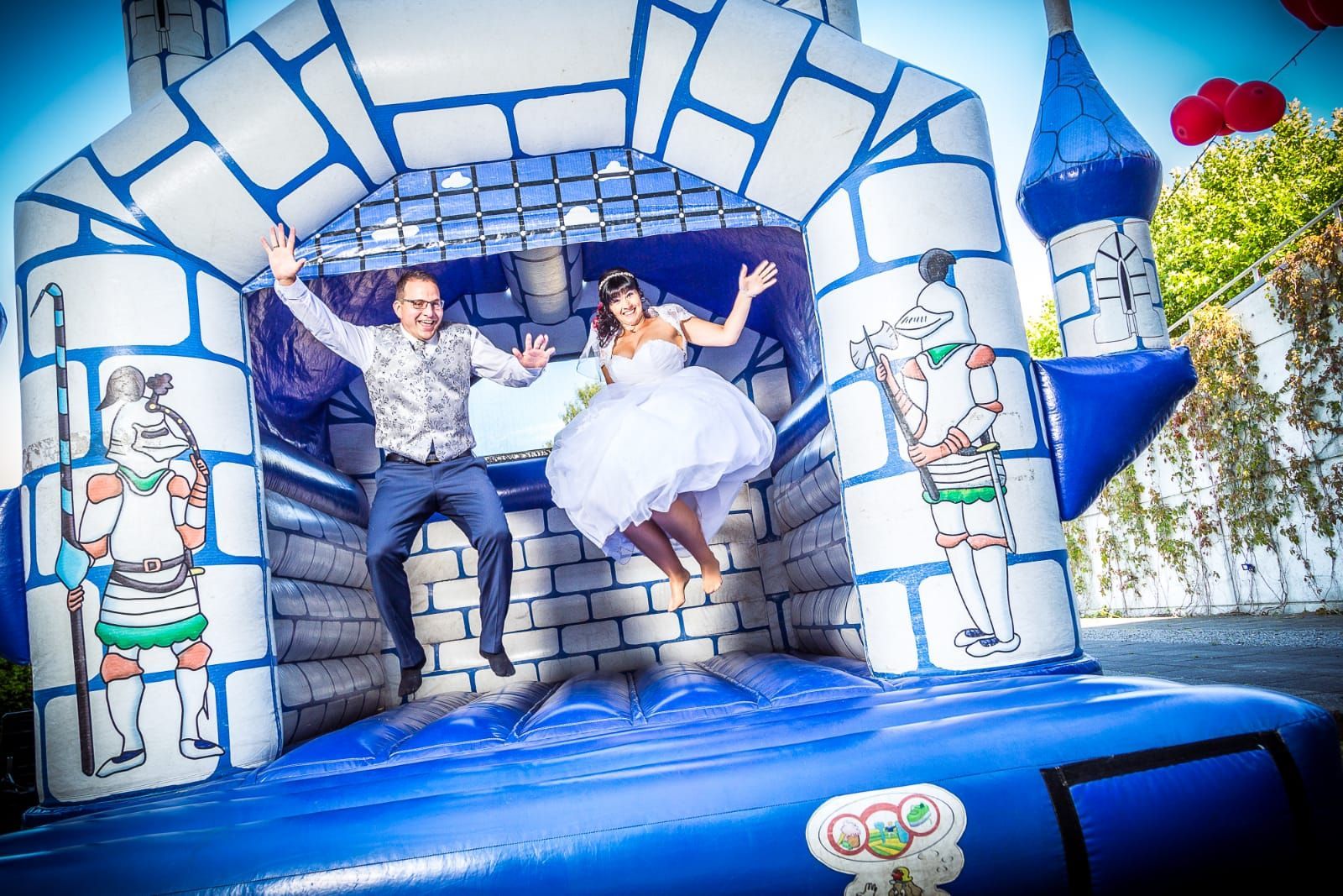 Hüpfburg Hochzeit