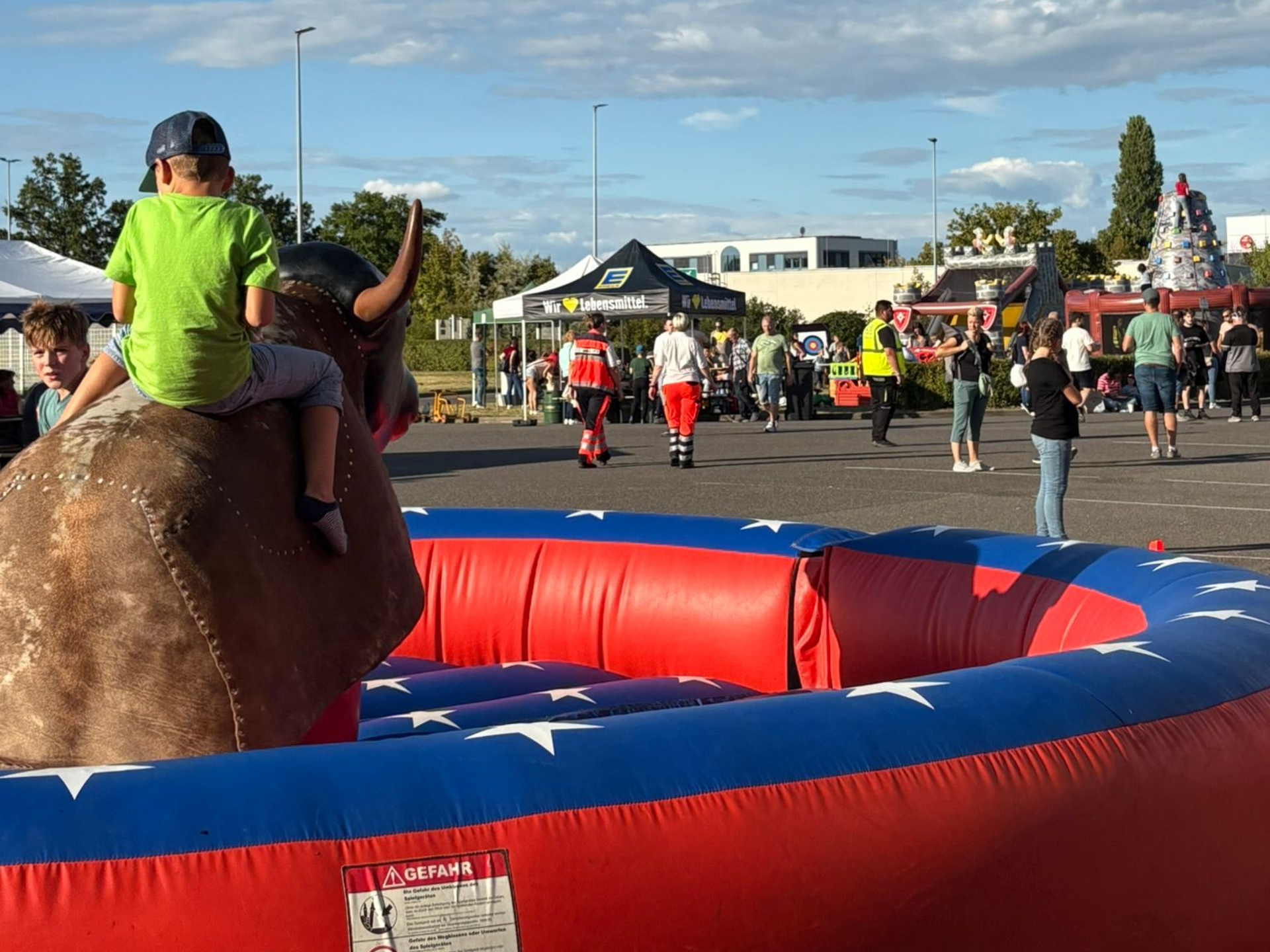 Bullriding Attraktion Firmenfeier