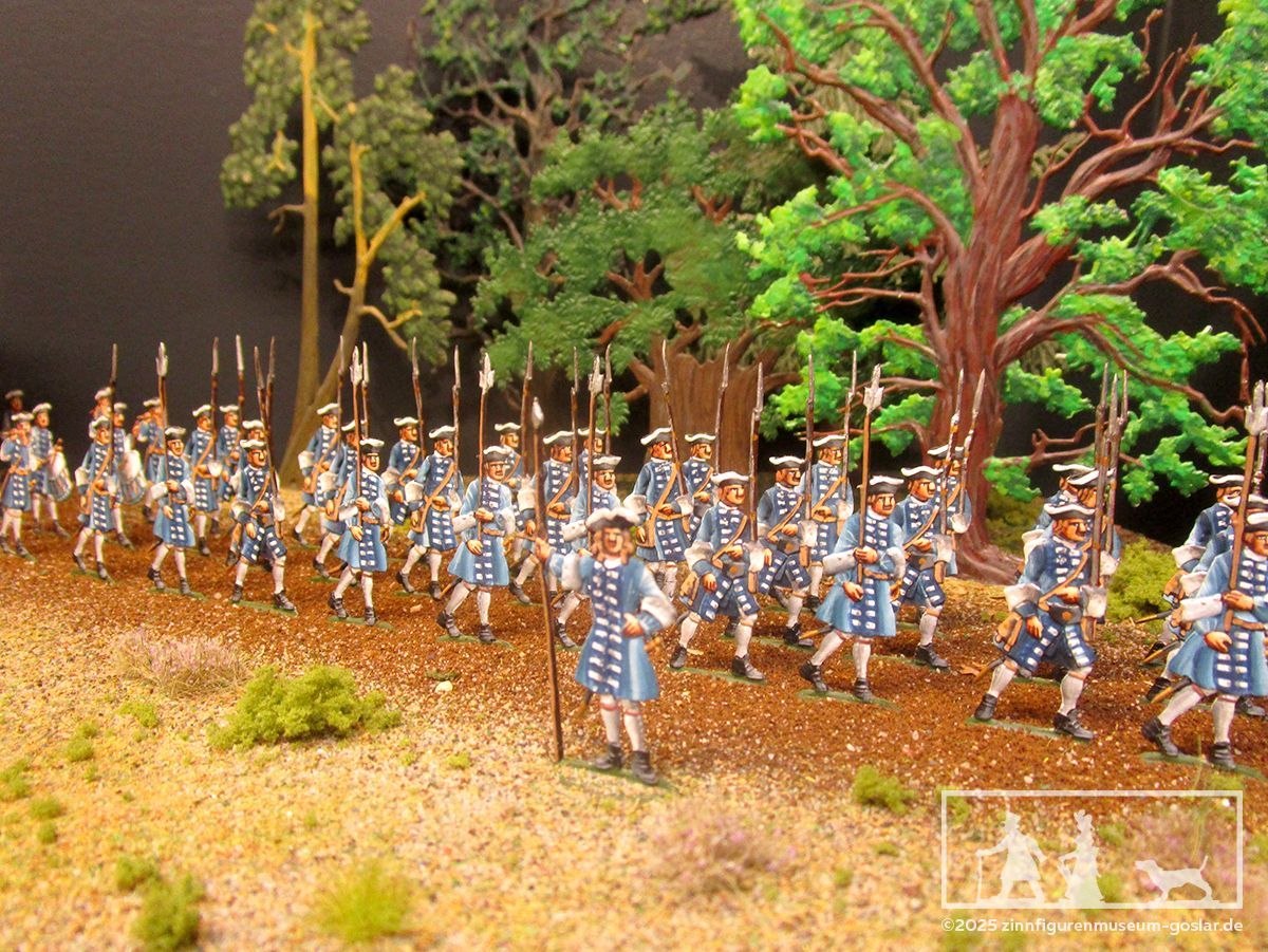 Infanterie auf dem Marsch